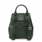 Rucsac dama din piele naturala DiAmanti Umberto Verde Scuro
